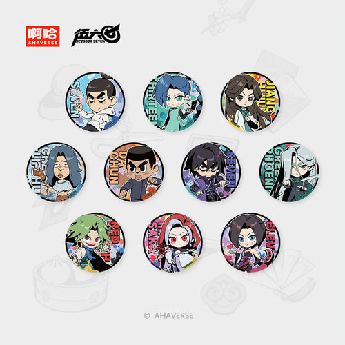 Scissor Seven 7th Anniversary Series Character Badge