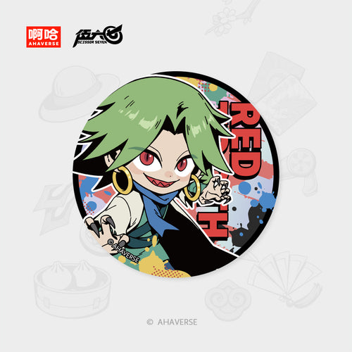 Scissor Seven 7th Anniversary Series Character Badge