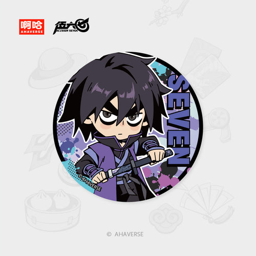 Scissor Seven 7th Anniversary Series Character Badge